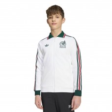 Подростковая Mexico National Team adidas Away Full-Zip Anthem Jacket - White
