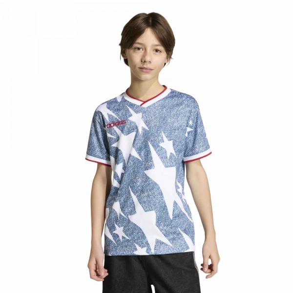 Подростковая adidas USA 1994 Denim Graphic Fashion Jersey - Blue