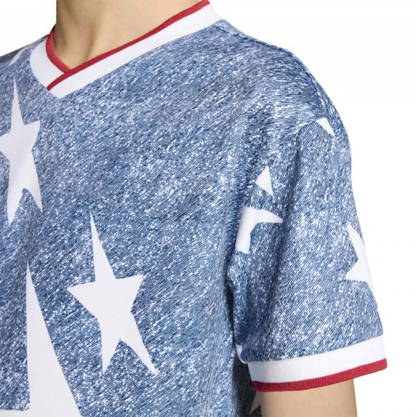 Подростковая adidas USA 1994 Denim Graphic Fashion Jersey - Blue