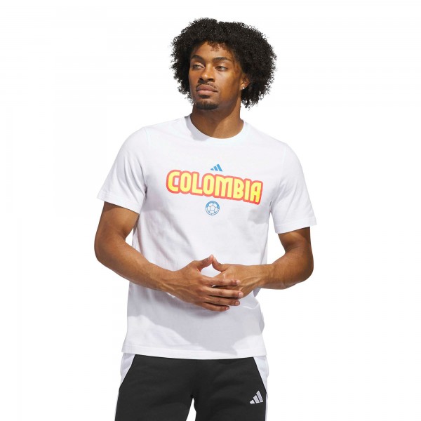 Colombia National Team adidas Jersey Hook T-Shirt - White