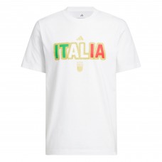 Italy National Team adidas Jersey Hook T-Shirt - White