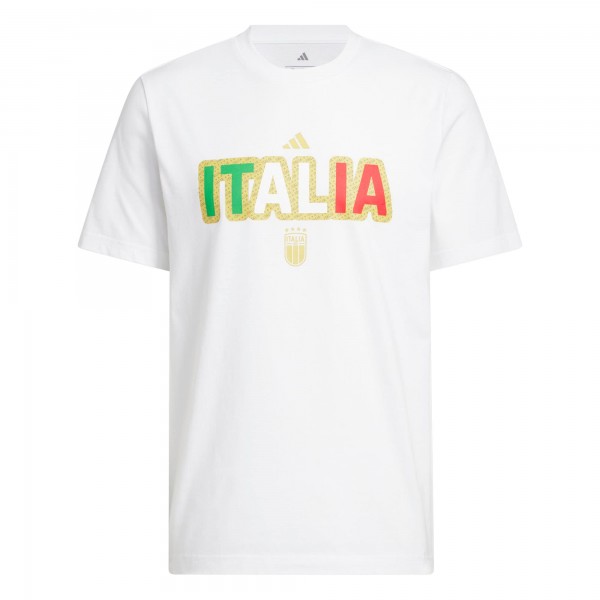 Italy National Team adidas Jersey Hook T-Shirt - White