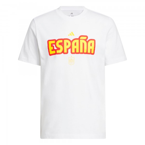 Spain National Team adidas Jersey Hook T-Shirt - White