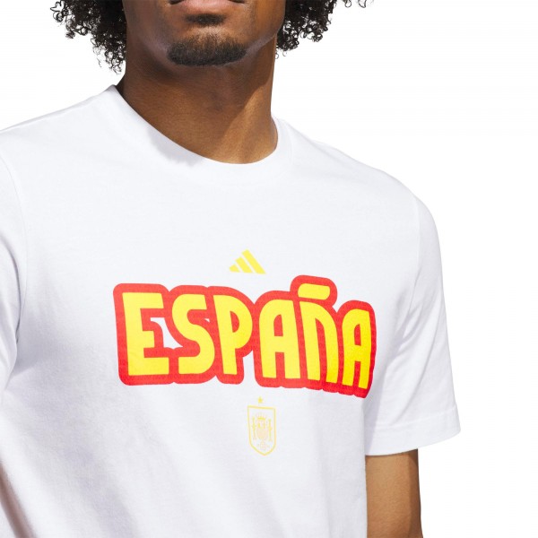 Spain National Team adidas Jersey Hook T-Shirt - White