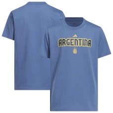 Подростковая Argentina National Team adidas Jersey Hook T-Shirt - Blue