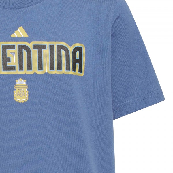 Подростковая Argentina National Team adidas Jersey Hook T-Shirt - Blue