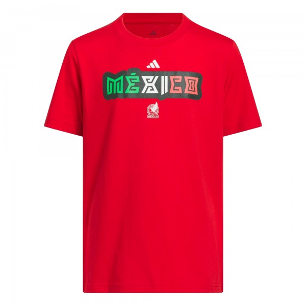 Подростковая Mexico National Team adidas Jersey Hook T-Shirt - Red