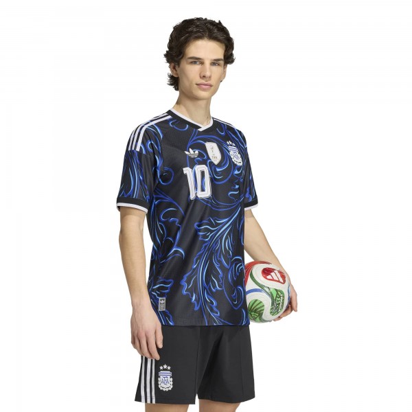 Джерси Lionel Messi Argentina National Team adidas FIFA x World Cup 2022 Winners Away Authentic Player - Black