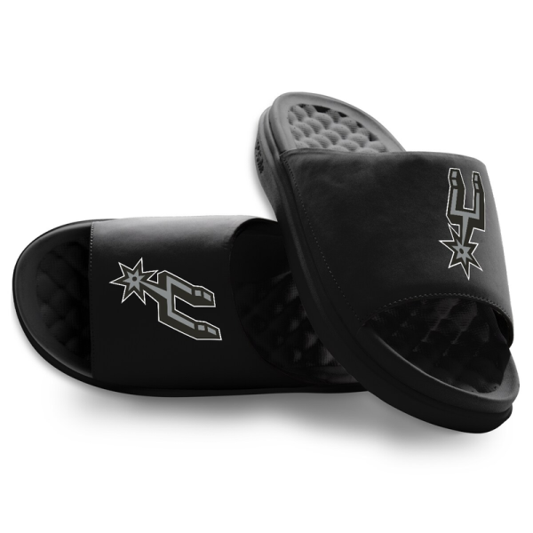 Подростковая San Antonio Spurs ISlide Black Primary Motive Slide Sandals
