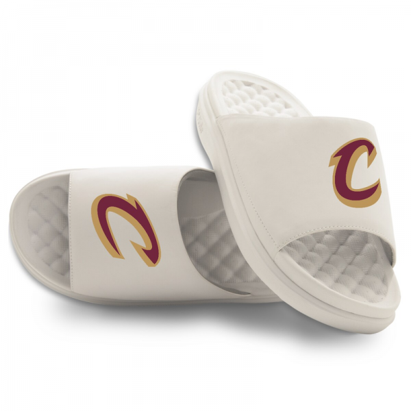 Подростковая Cleveland Cavaliers ISlide Cream Primary Motive Slide Sandals