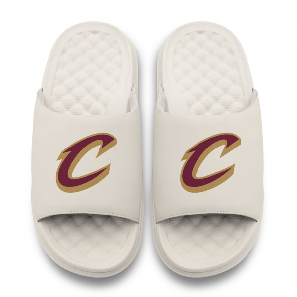 Подростковая Cleveland Cavaliers ISlide Cream Primary Motive Slide Sandals