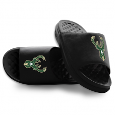 Подростковая Milwaukee Bucks ISlide Black Primary Motive Slide Sandals