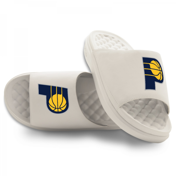 Подростковая Indiana Pacers ISlide Cream Primary Motive Slide Sandals