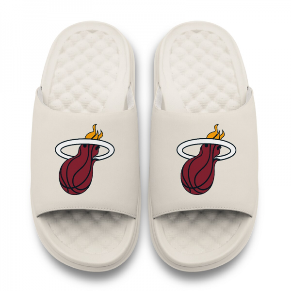 Шлепки Подростковая Miami Heat ISlide Cream Primary Motive