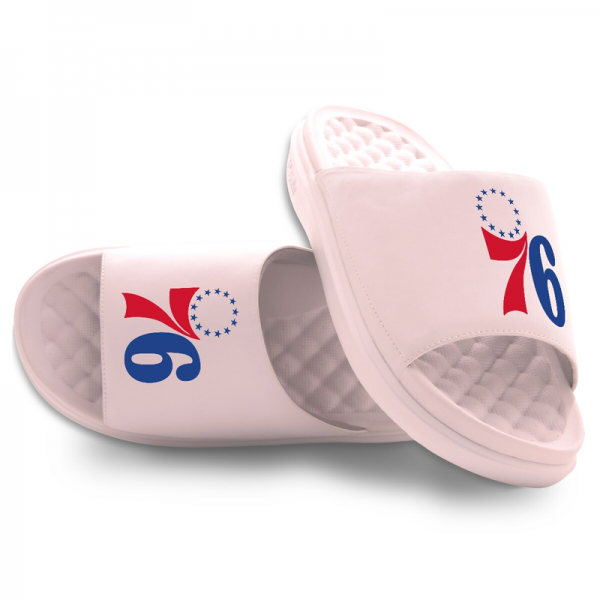Подростковая Philadelphia 76ers ISlide Pink Primary Motive Slide Sandals