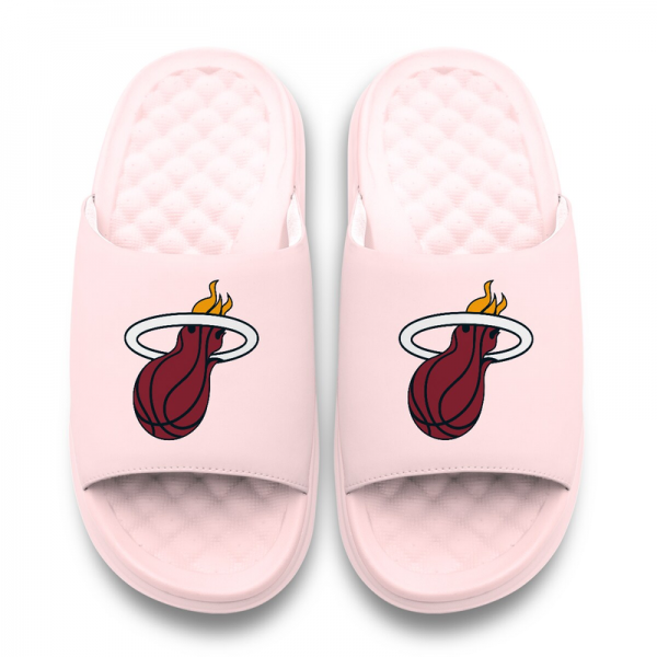 Шлепки Подростковая Miami Heat ISlide Pink Primary Motive