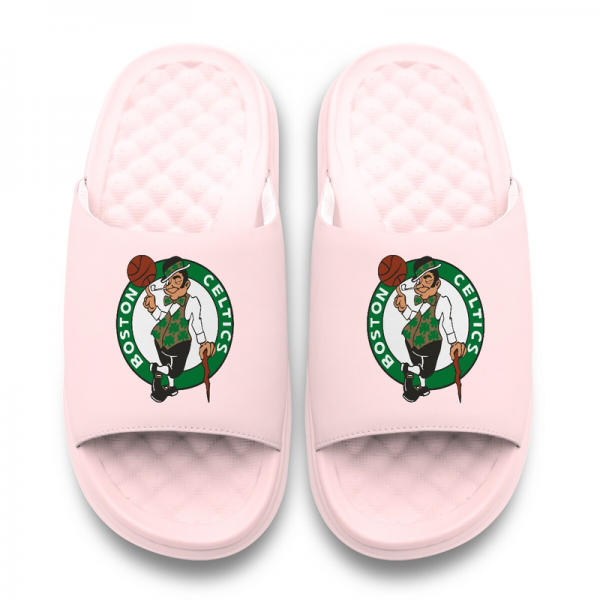 Подростковая Boston Celtics ISlide Pink Primary Motive Slide Sandals
