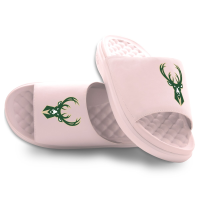 Подростковая Milwaukee Bucks ISlide Pink Primary Motive Slide Sandals
