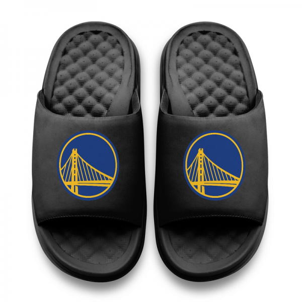 Шлепки Подростковая Golden State Warriors ISlide Black Primary Motive
