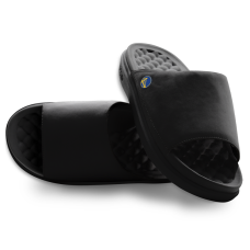 Unisex Golden State Warriors ISlide Black Minimalistic Motive Slide Sandals