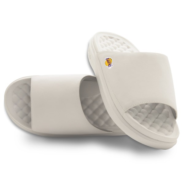 Unisex Los Angeles Lakers ISlide Cream Minimalistic Motive Slide Sandals