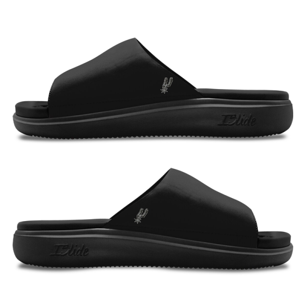 Unisex San Antonio Spurs ISlide Black Minimalistic Motive Slide Sandals