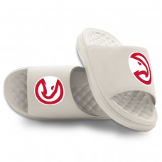 Unisex Atlanta Hawks ISlide Cream Primary Motive Slide Sandals