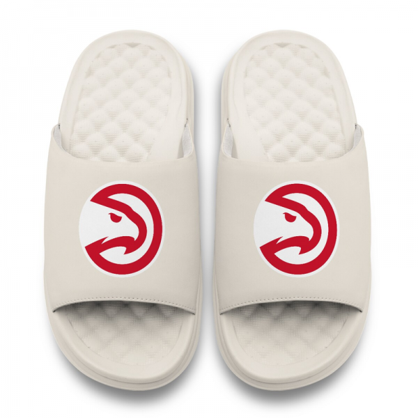 Шлепки Unisex Atlanta Hawks ISlide Cream Primary Motive