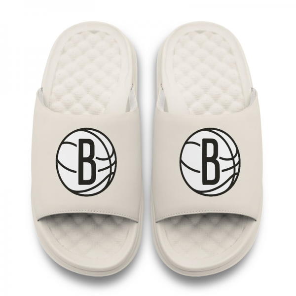 Шлепки Unisex Brooklyn Nets ISlide Cream Primary Motive