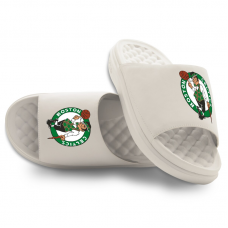 Unisex Boston Celtics ISlide Cream Primary Motive Slide Sandals