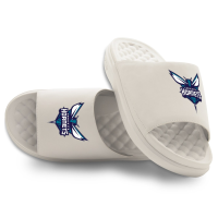 Unisex Charlotte Hornets ISlide Cream Primary Motive Slide Sandals