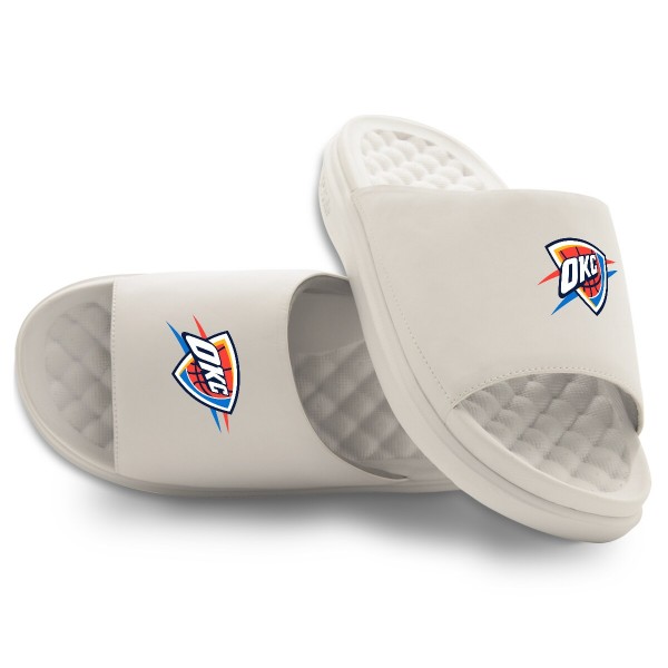 Шлепки Unisex Oklahoma City Thunder ISlide Cream Primary Motive
