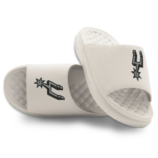 Unisex San Antonio Spurs ISlide Cream Primary Motive Slide Sandals