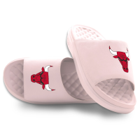 Unisex Chicago Bulls ISlide Pink Primary Motive Slide Sandals