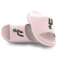 Unisex San Antonio Spurs ISlide Pink Primary Motive Slide Sandals