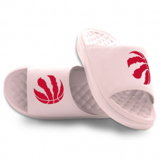Unisex Toronto Raptors ISlide Pink Primary Motive Slide Sandals