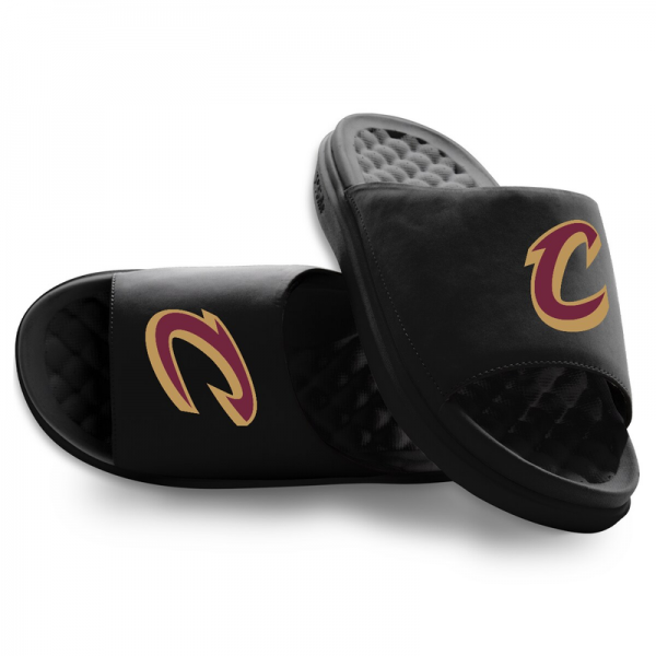 Unisex Cleveland Cavaliers ISlide Black Primary Motive Slide Sandals