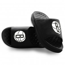 Unisex Brooklyn Nets ISlide Black Primary Motive Slide Sandals