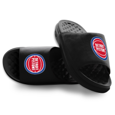 Unisex Detroit Pistons ISlide Black Primary Motive Slide Sandals