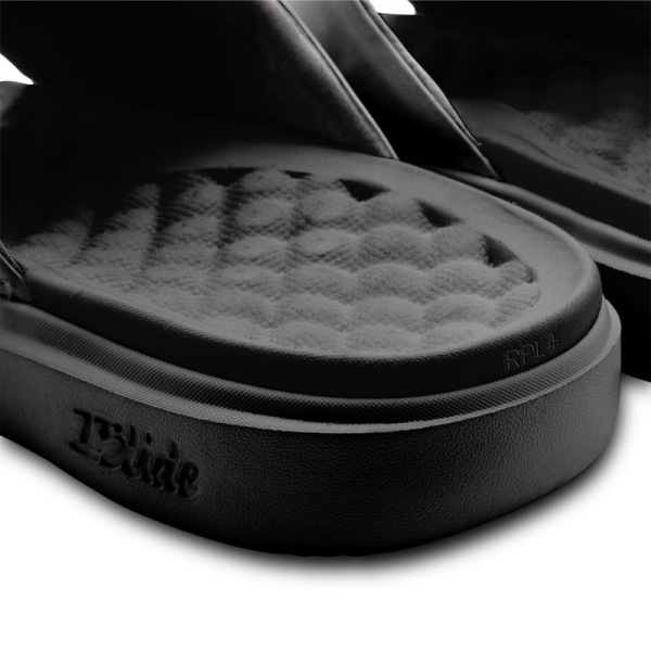 Unisex Detroit Pistons ISlide Black Primary Motive Slide Sandals