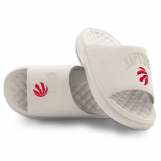 Unisex Toronto Raptors ISlide Cream Tonal Pop Motive Slide Sandals