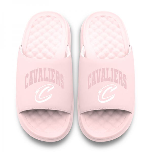 Unisex Cleveland Cavaliers ISlide Pink Tonal Pop Motive Slide Sandals