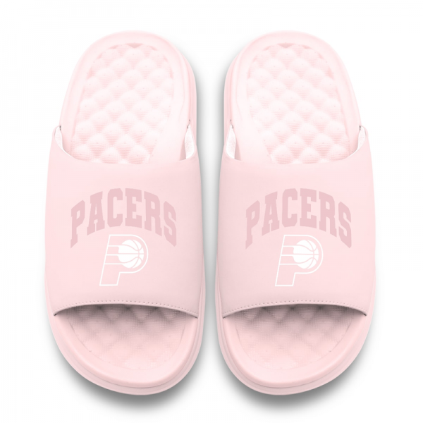 Unisex Indiana Pacers ISlide Pink Tonal Pop Motive Slide Sandals