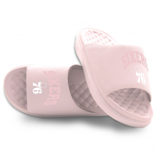Unisex Philadelphia 76ers ISlide Pink Tonal Pop Motive Slide Sandals