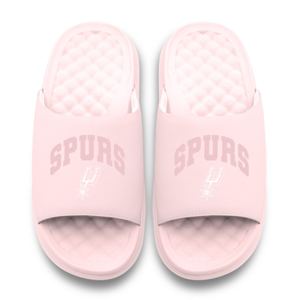 Unisex San Antonio Spurs ISlide Pink Tonal Pop Motive Slide Sandals