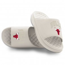 Unisex Chicago Bulls ISlide Cream Tonal Pop Motive Slide Sandals