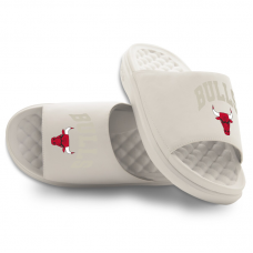 Unisex Chicago Bulls ISlide Cream Tonal Pop Motive Slide Sandals