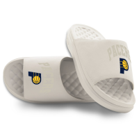 Unisex Indiana Pacers ISlide Cream Tonal Pop Motive Slide Sandals