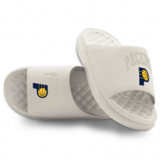 Unisex Indiana Pacers ISlide Cream Tonal Pop Motive Slide Sandals