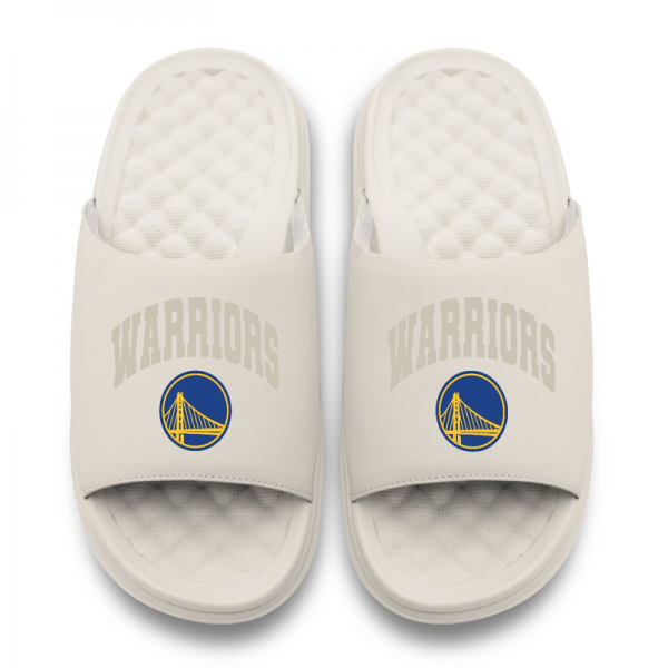 Шлепки Unisex Golden State Warriors ISlide Cream Tonal Pop Motive